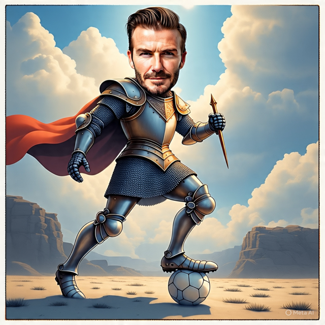 The Making of The Knight Sir David Beckham