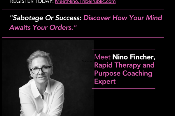 Join The Tribe Public CEO Series: “Sabotage or Success: Discover How Your Mind Awaits Your Orders” – (Oct. 1, 2025 – 11:30am ET)