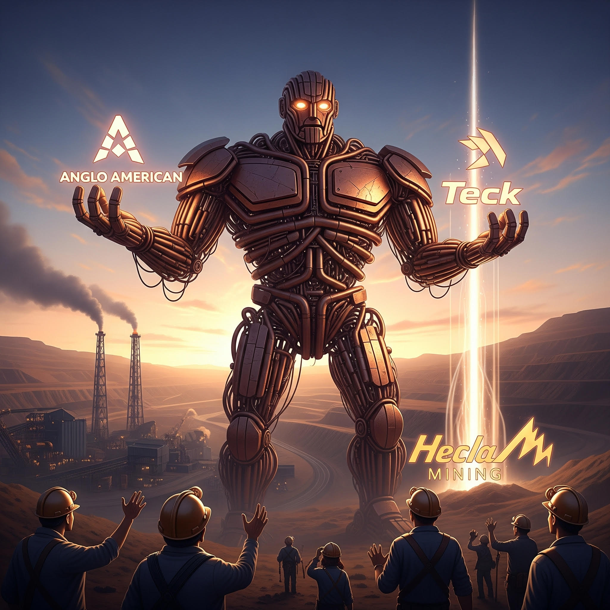 Anglo American and Teck Forge $53 Billion Copper Giant as Hecla Mining Surges ( $HL TECK-B.TO AAL.L $SLV )