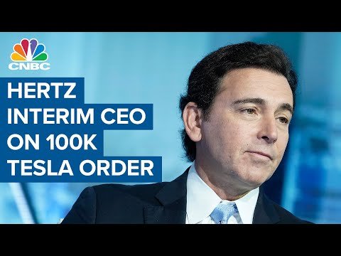 Hertz interim CEO explains company’s massive Tesla order
