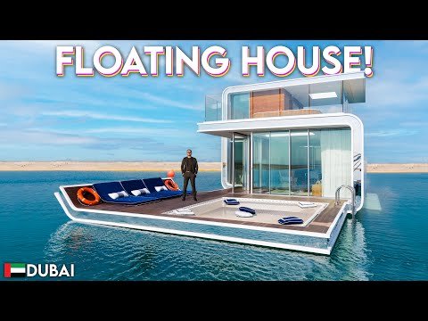 Touring a $20,000,000 Floating House with an UNDERWATER BEDROOM