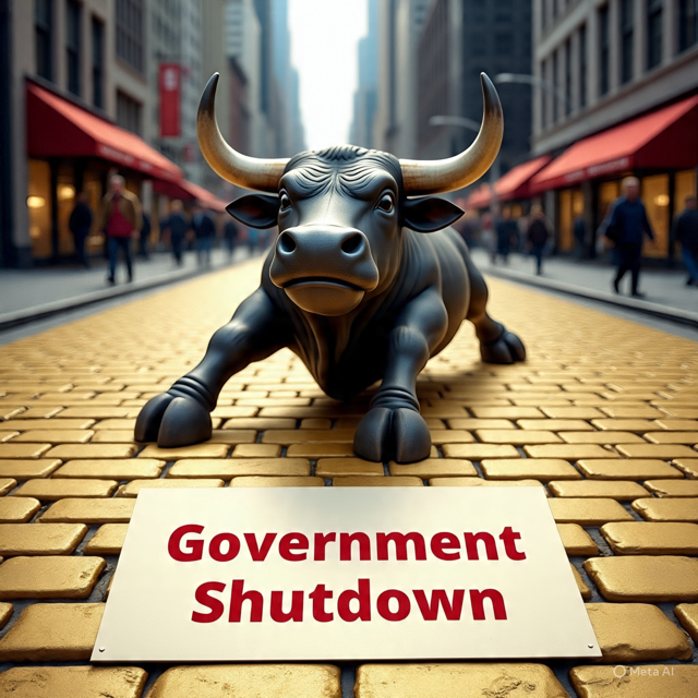 Wall Street Climbs as Shutdown Begins: Record Index Closes and Gold Soars – Daily Market Overview 10/1/25 – ( $AAPL $AVGO $EPRX $GLD $GOVX $INTC $LLY $MDB $NVDA $OKLO $OPEN $RIO $TSLA Rise!)