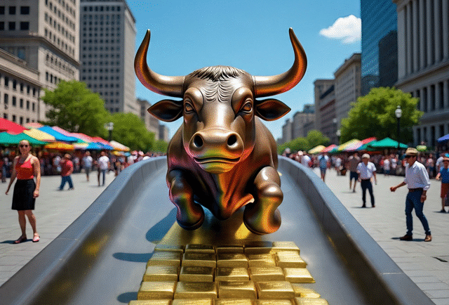 Wall Street Slides as Yields and Tariff Uncertainty Hit Stocks — ( $GLD $EPRX $MCD $MDB $PLTR $SLV $VIX Rise!)