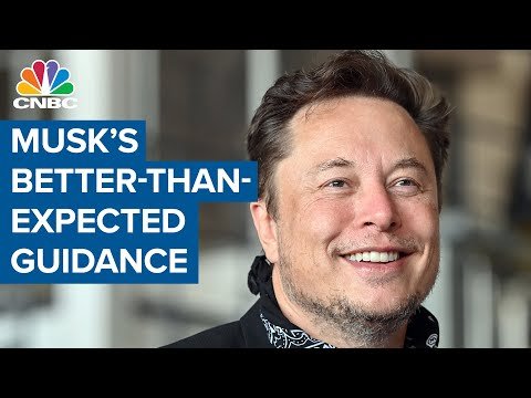 Elon Musk gives better-than-expected guidance on call