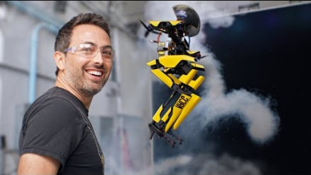 This Robot Walks, Flies, Skateboards, Slacklines