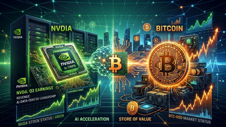 Illustration of Nvidia (NVDA) AI chips