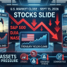 U.S. Market Close – Sept 15, 2026: Stocks Slide as Treasury Yields, Oil, and Fed Uncertainty Pressure Risk Assets -( $AMD $EPRX $INTC $MU $NVDA )