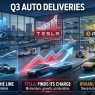 Q3 Auto Deliveries: Ford Holds the Line, Tesla Finds Its Charge and Rivian Keeps Ramping -( $F $RIVN $TSLA )